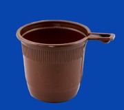 Чашка кофейная 0,2 л коричневая